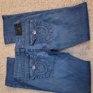 True Religion boot cut blue jeans size 26